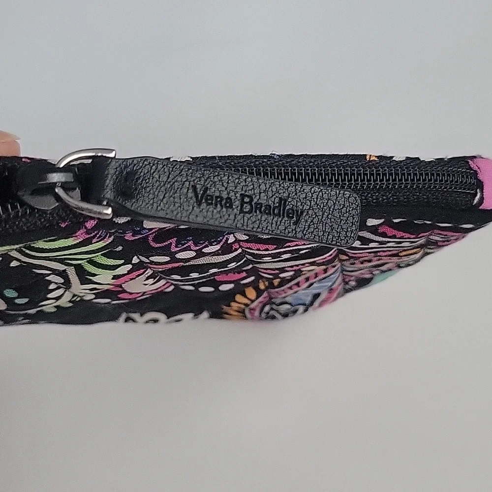 Vera Bradley Black Paisley Women's Wallet - Picture 2 of 5